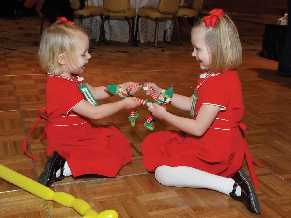 Sisters at Christmas