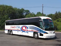 Coach USA bus; 351 Meadowlands Express; NYC to NJ