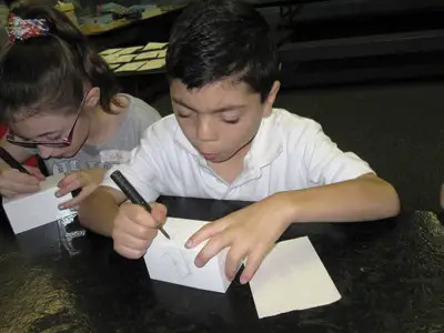 Children's crafts at the Cold Spring Harbor Whaling Museum