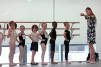 School of American Ballet auditions; ballet studio; young ballerinas