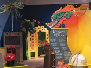 Dragons & Fairies exhibit at Long Island Children's Museum