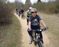 Pedal for the Planet; Stillwell Woods Preserve; Long Island; mountain bike riding; kids riding bikes