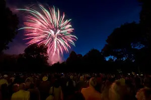 July 4 fireworks in Westchester County, NY