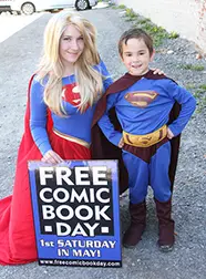 Free Comic Book Day costumes