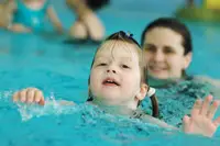 Little ones learn to swim at the 14th Street Y.