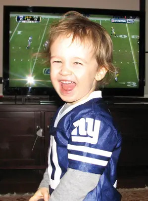 Little Boy Giants Fan