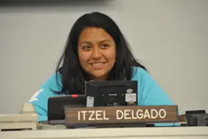 Itzel Delgado at Year of Youth Celebration