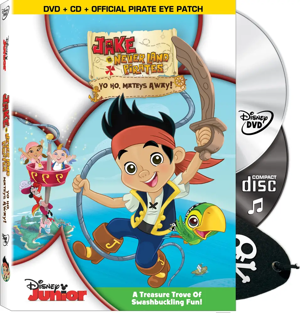 Jake and the Never Land Pirates DVD CD