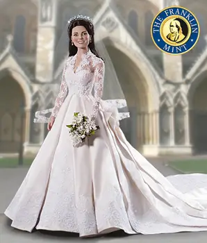 Kate Middleton Royal Wedding Bridal Doll