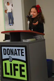 Lauren Shields, Donate Life spokesperson