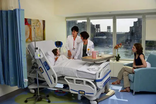 Courtesy The Hospital for Special Surgeries a private room at Lerner Children's Pavilion