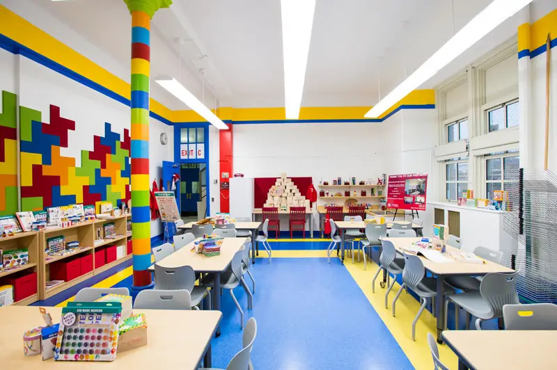 new library at PS 21 in staten island