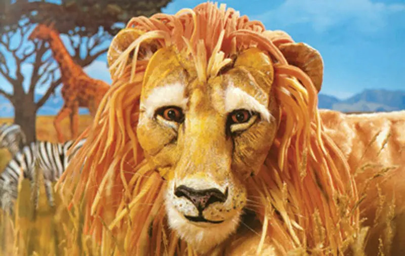 animated lion