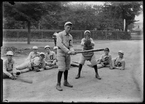 long island at work and at play, baseball photo