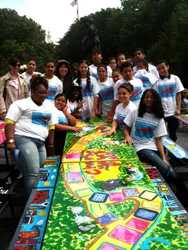Lunch-table-art-exhibit-nyc