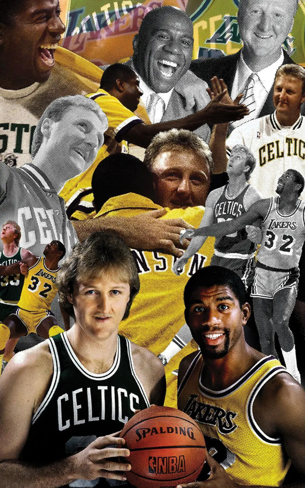 Larry Bird and Magic Johnson