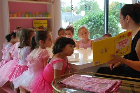 Courtesy Fleur de Lis Academy ballerinas learn manners