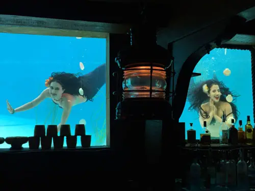 Mermaids at the Wreck Bar in Fort Lauderdale