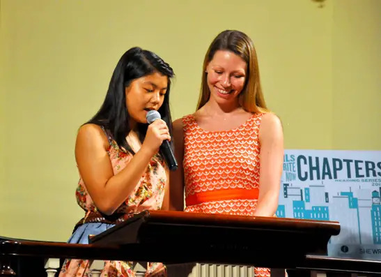 Monica Chin and Elaine Stuart-Shah of Girls Write Now