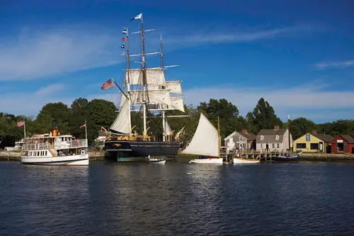 Ships at Mystic Seaport in Mystic, CT