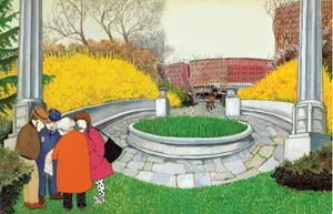 picture book illustration of Central Park