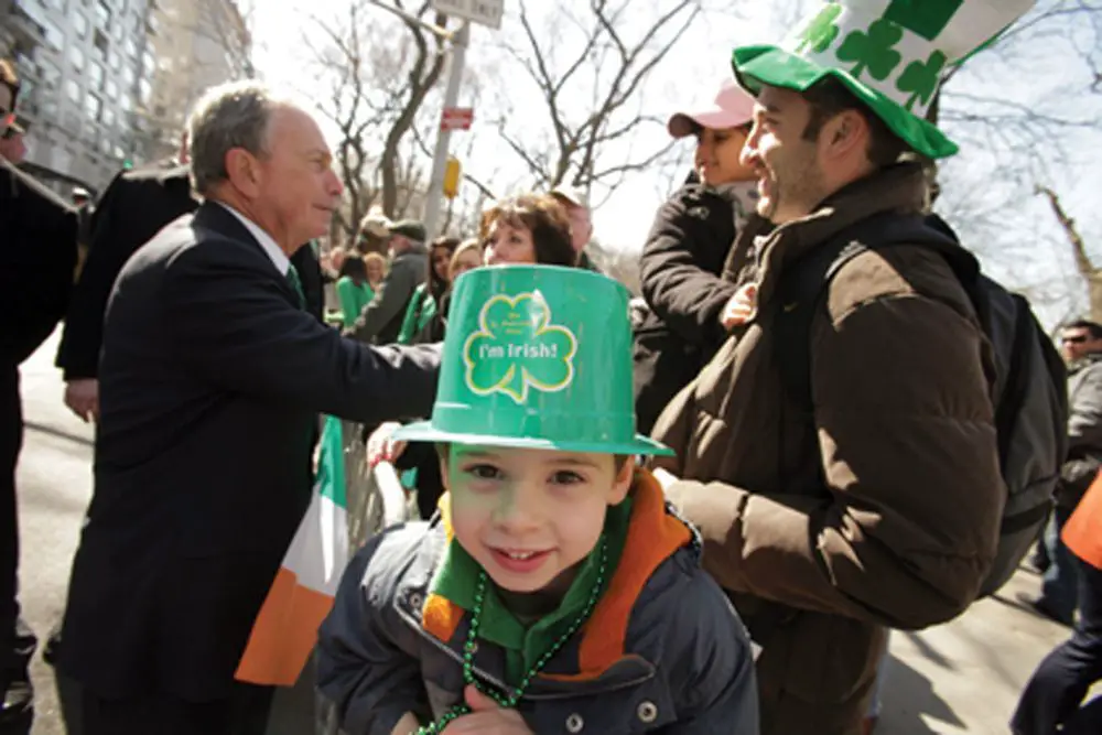 Mayor Bloomberg at NYC St. Patrick's Day Parade