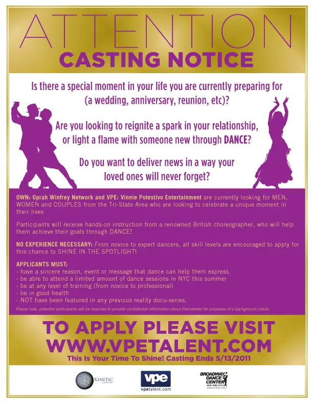 dance casting call