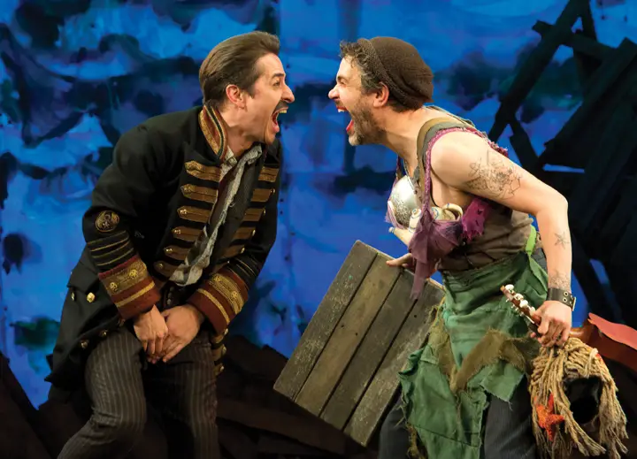 Black Stache and Smee in Peter and the Starcatcher