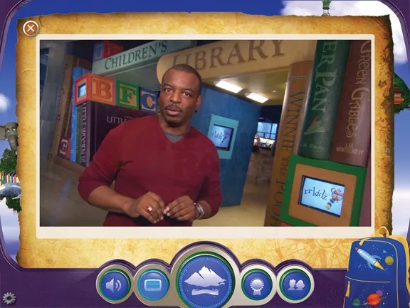 Reading Rainbow iPad app with LeVar Burton