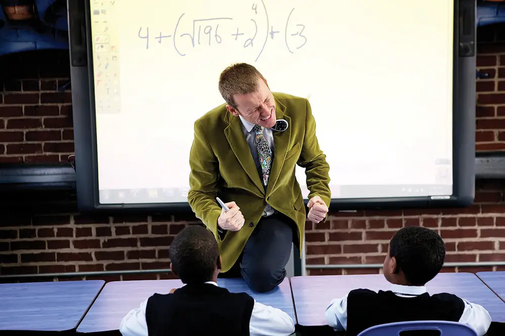 Ron Clark teaching a class