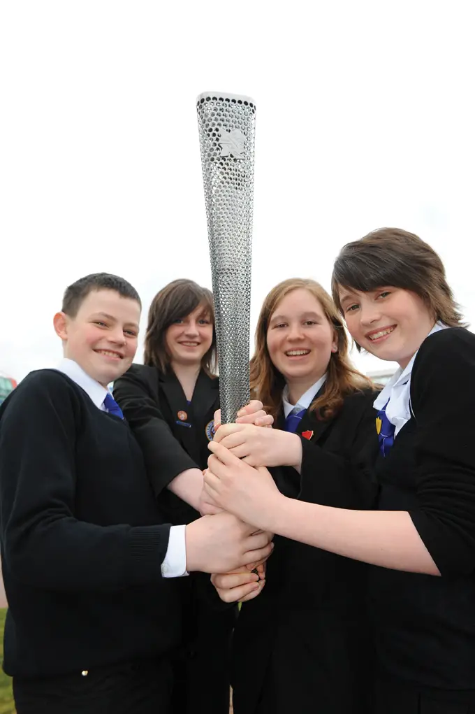 Winners of the STEMChallenge Paralympic torch contest.
