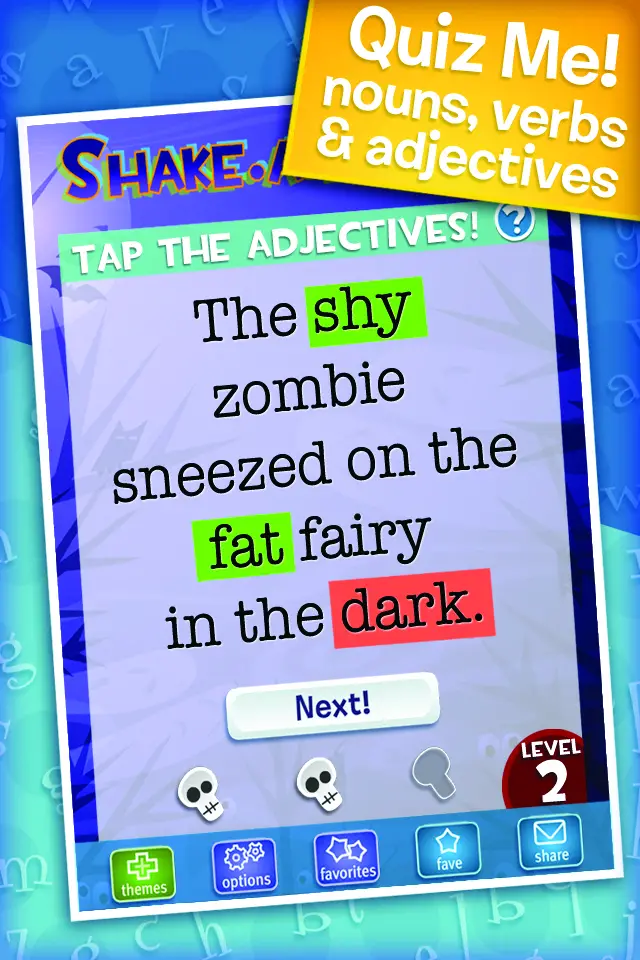 Shake a Phrase is an educational memory app.
