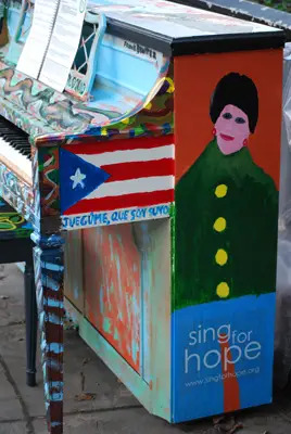 Sing for Hope street piano, nyc