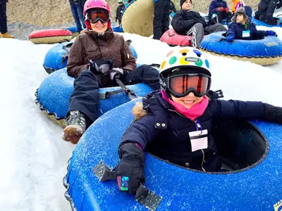 Snow Tubing at Camelback Resort