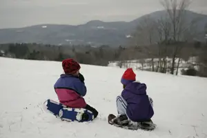 snowshoe, children snowshoeing