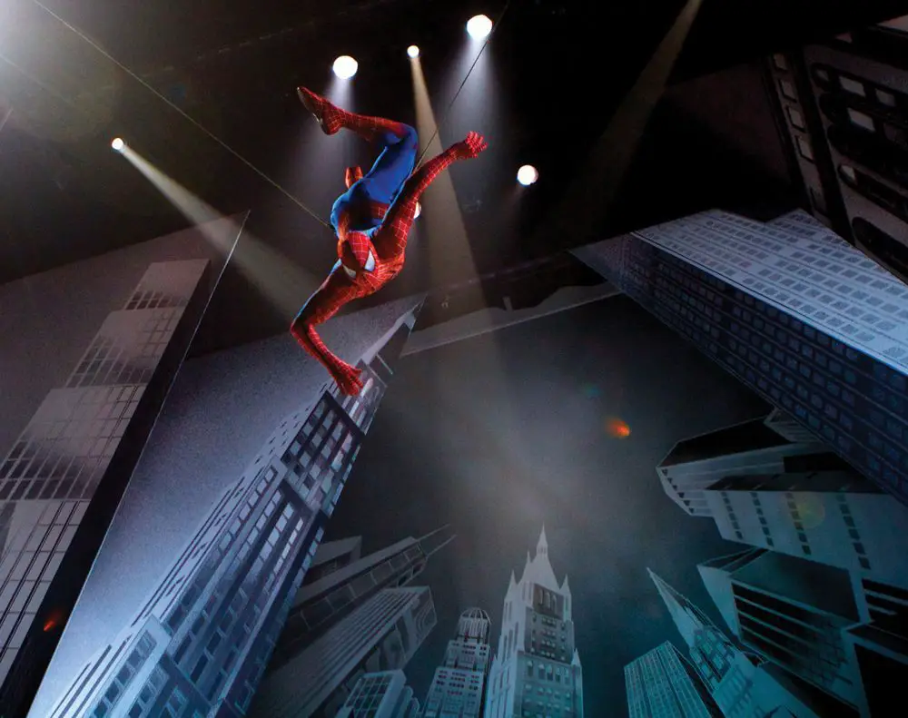Spider Man on Broadway