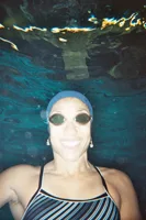 swim swim swim i say, swim lessons, Agnes Davis, swimming, underwater