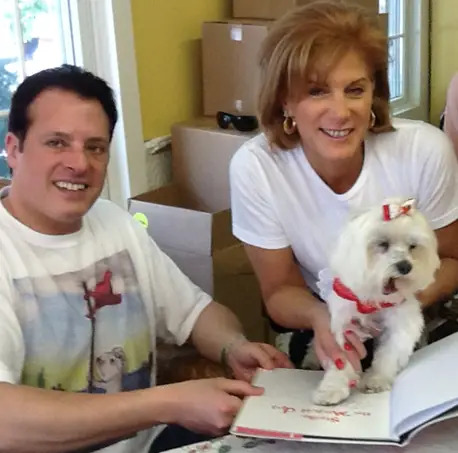 Michael and Linda Amiri with Maltese dog Shellie