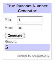 TwitterRandomNumberWinner