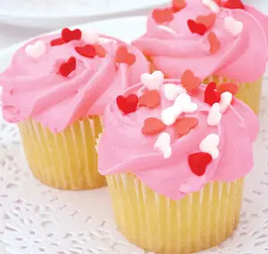 Valentine's Day cupcakes