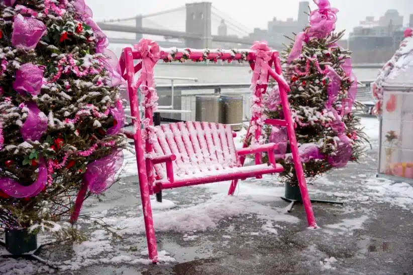 Pink Pier: NYC’s Seasonal Pink Paradise