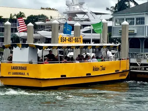 The water taxi in Ft. Lauderdale, Florida