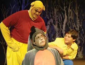 Winnie the Pooh on stage, theater; A Winnie the Pooh Christmas Tail