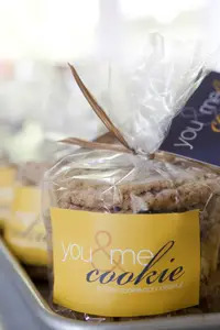 You & Me Cookie product shot; gourmet cookies