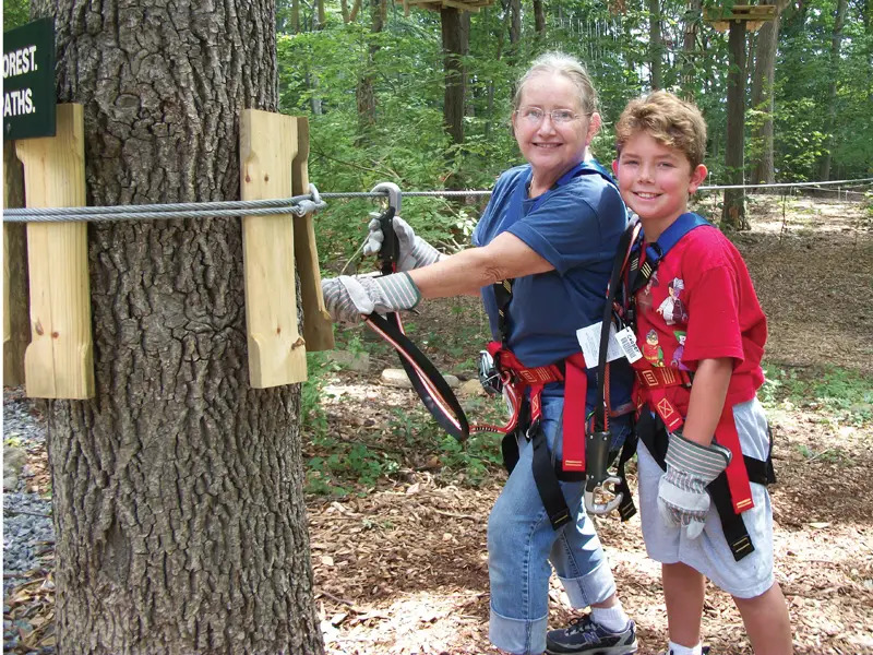 tree climbing park in ct