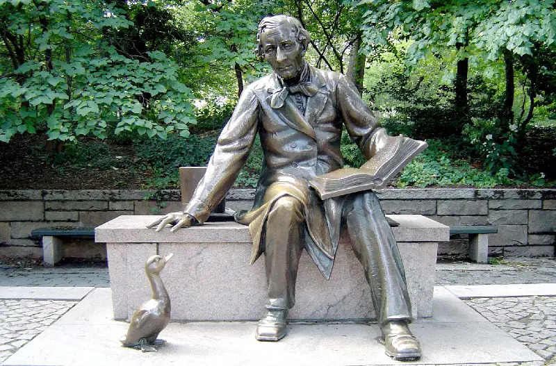 hans christian andersen statue central park