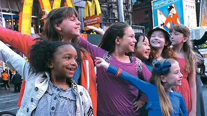 annie actresses in times square nyc