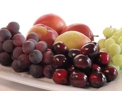 apples and grapes