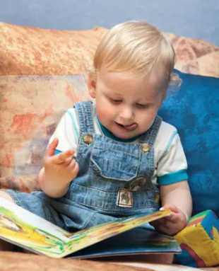 baby-boy-reading-book
