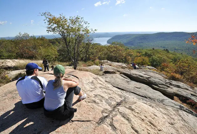 hikers on top of mountain